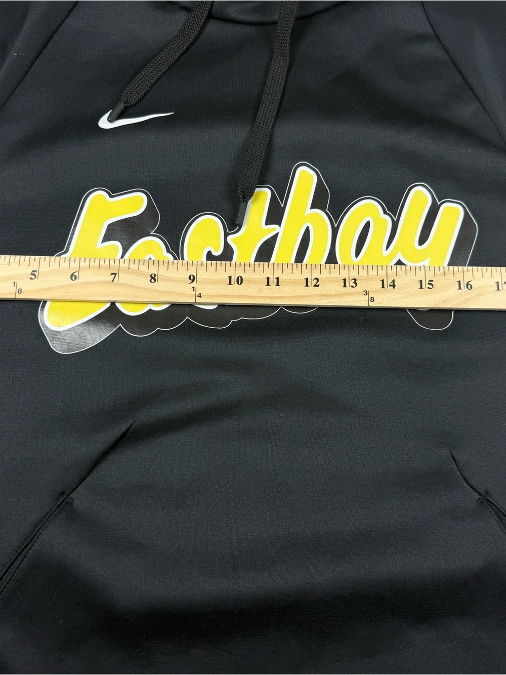 Nike Dri-FIT Eastbay Logo Hoodie Men’s M Black Athletic Pullover Sweatshirt
